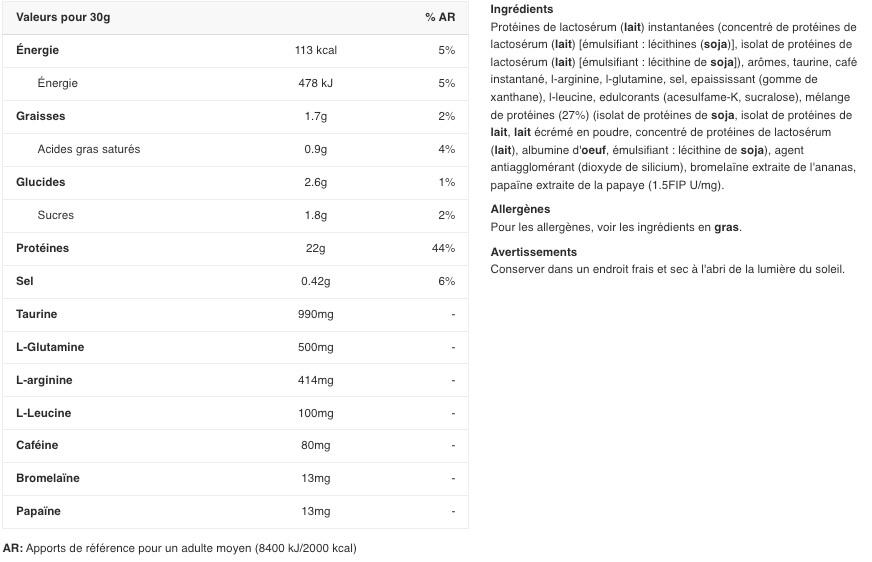 Whey concentrée - 100% Whey Protein Professional - Café Glacé 2/5
