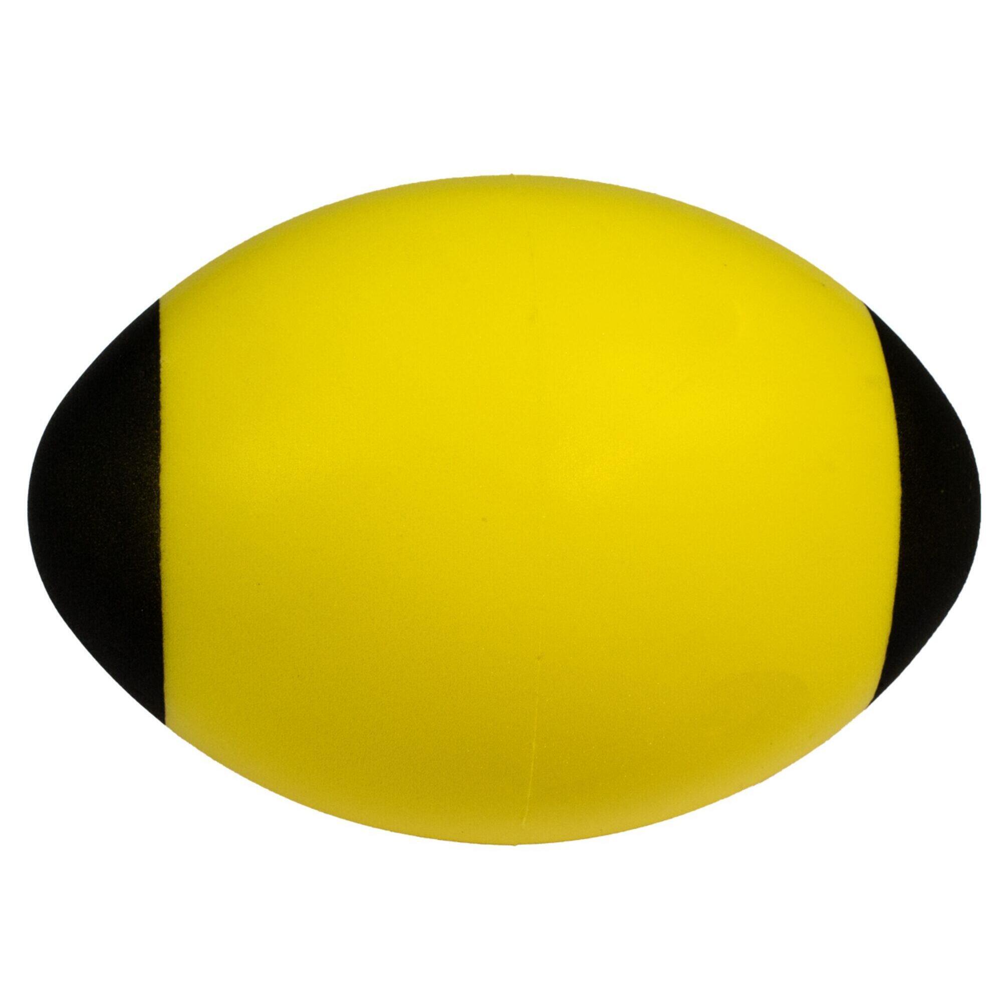 Netsportique - Ballon Rugby En Mousse - Ballon De Rugby - Bleu|jaune|rouge - Taille Unique - Decathlon