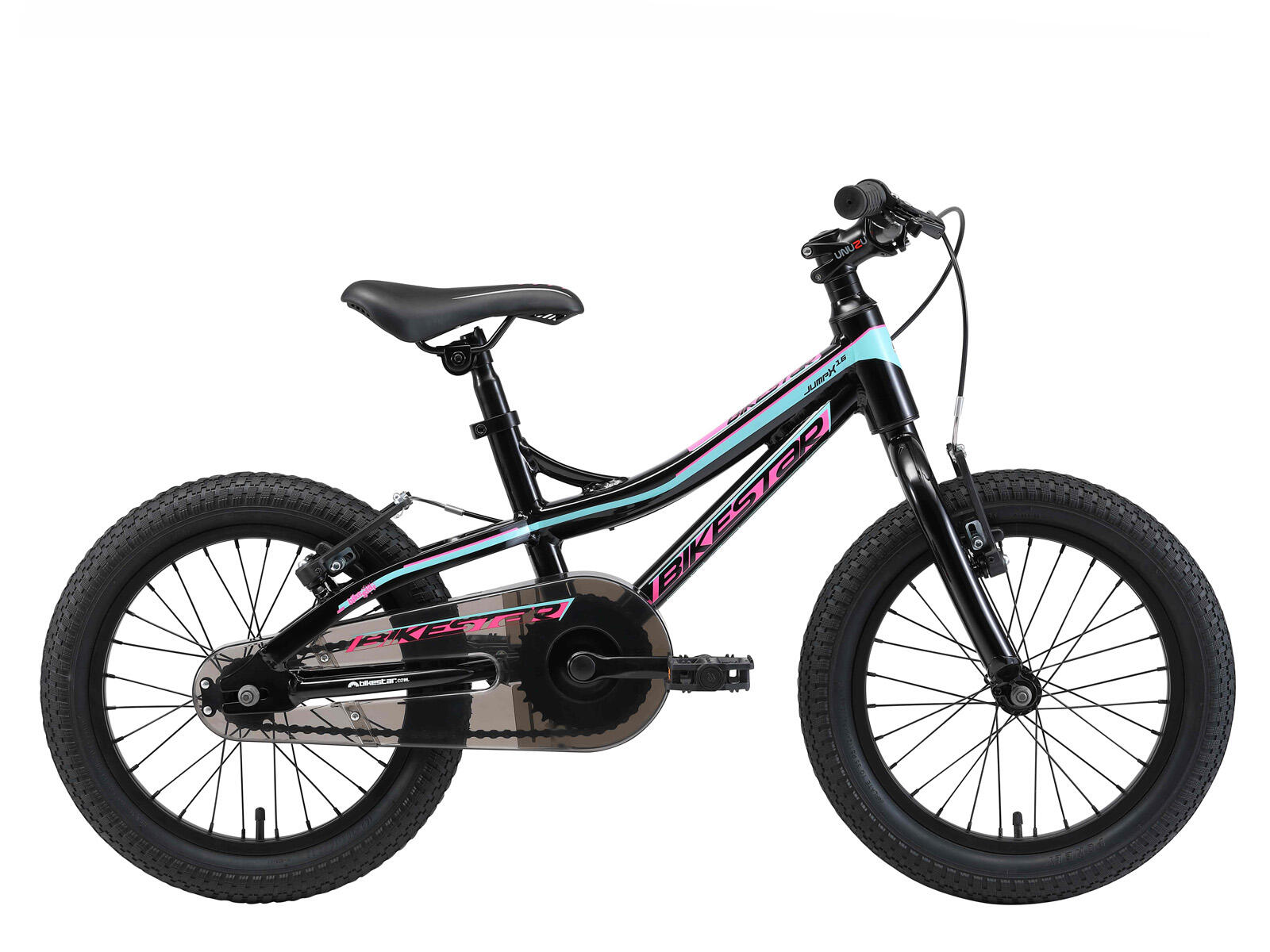 BIKESTAR Bikestar kinderfiets Mountainbike alu 16 inch zwart/blauw