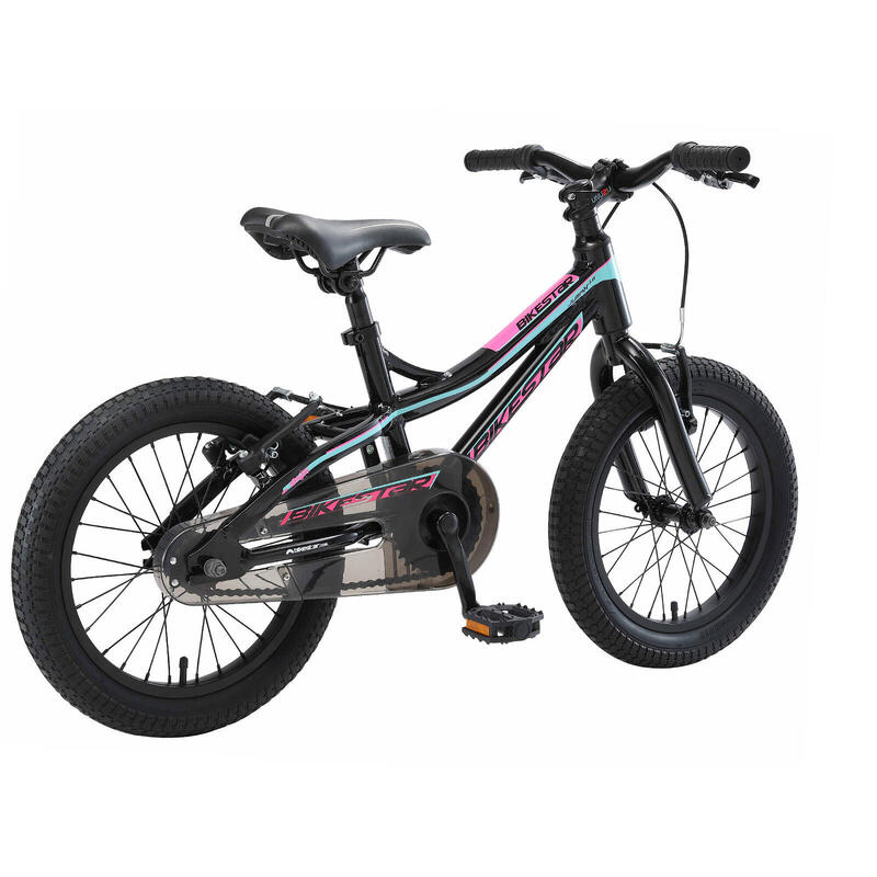 Bikestar kinderfiets Mountainbike alu 16 inch zwart/blauw