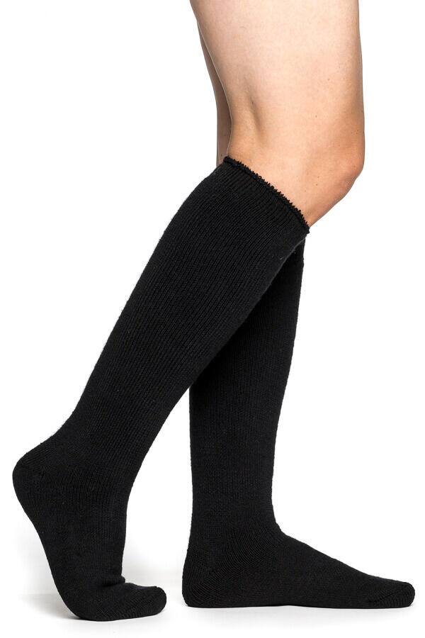 Woolpower Chaussettes Merino Knee-High 600 - Noir 3/5