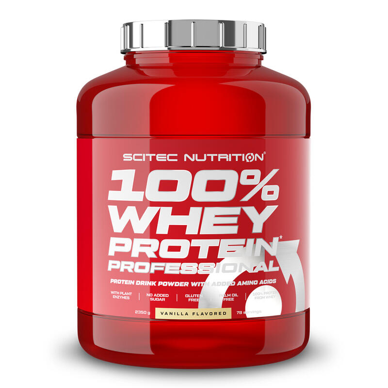 Scitec Nutrition - 100% Whey Protein Prof. 2350 gr - Proteína de alta qualidade