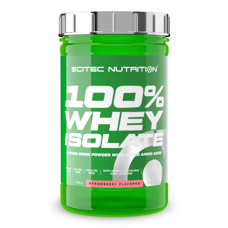 100% Whey Isolate - 700g Fresa de Scitec Nutrition