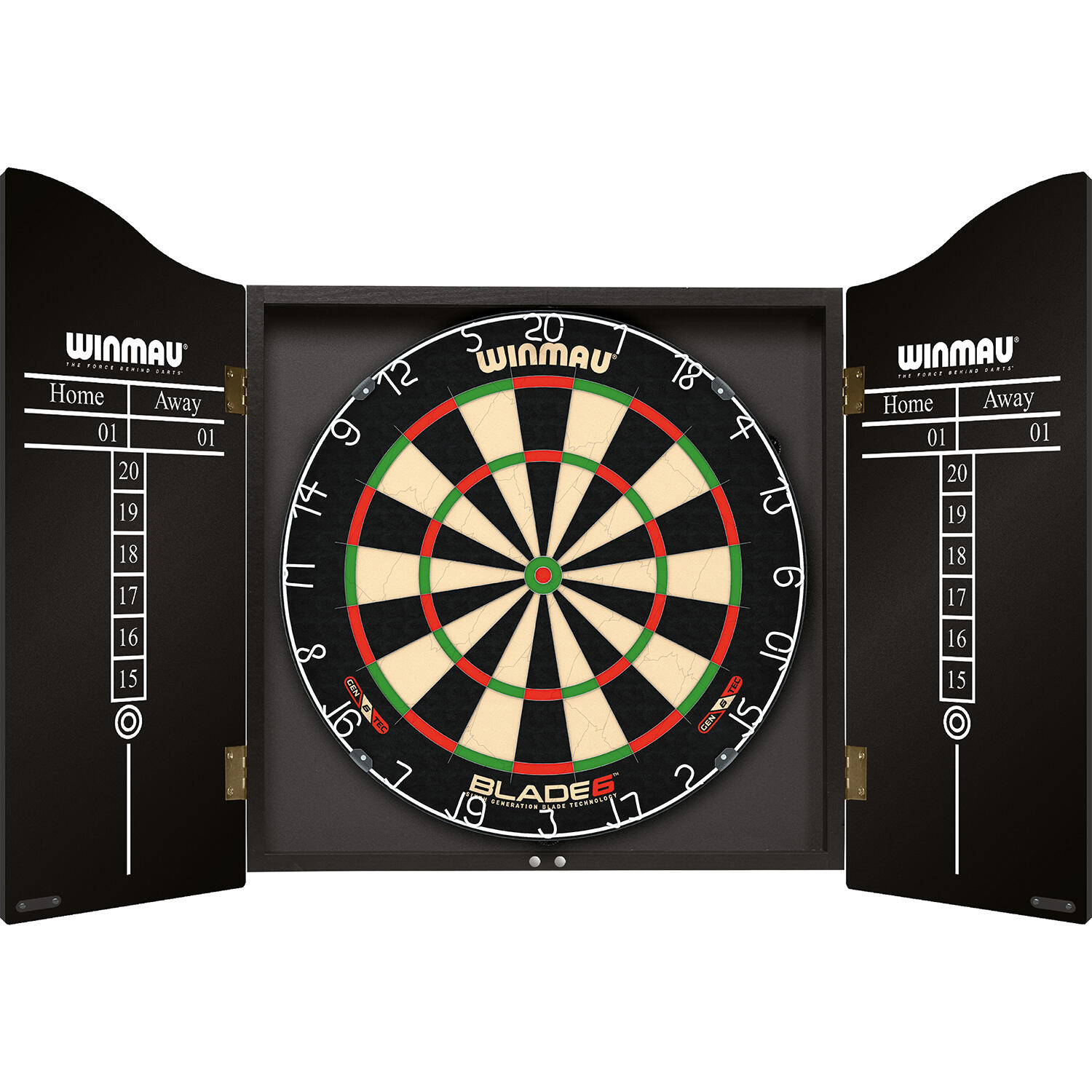 Winmau Armoire à fléchettes Blade 6 Noir 2/3