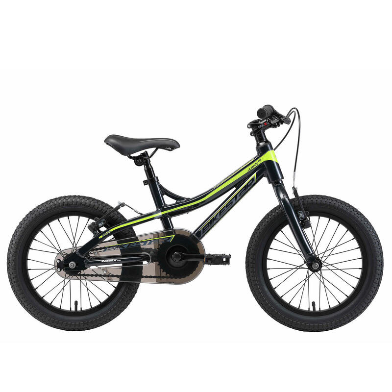 Bikestar kinderfiets Mountainbike alu 16 inch zwart/groen