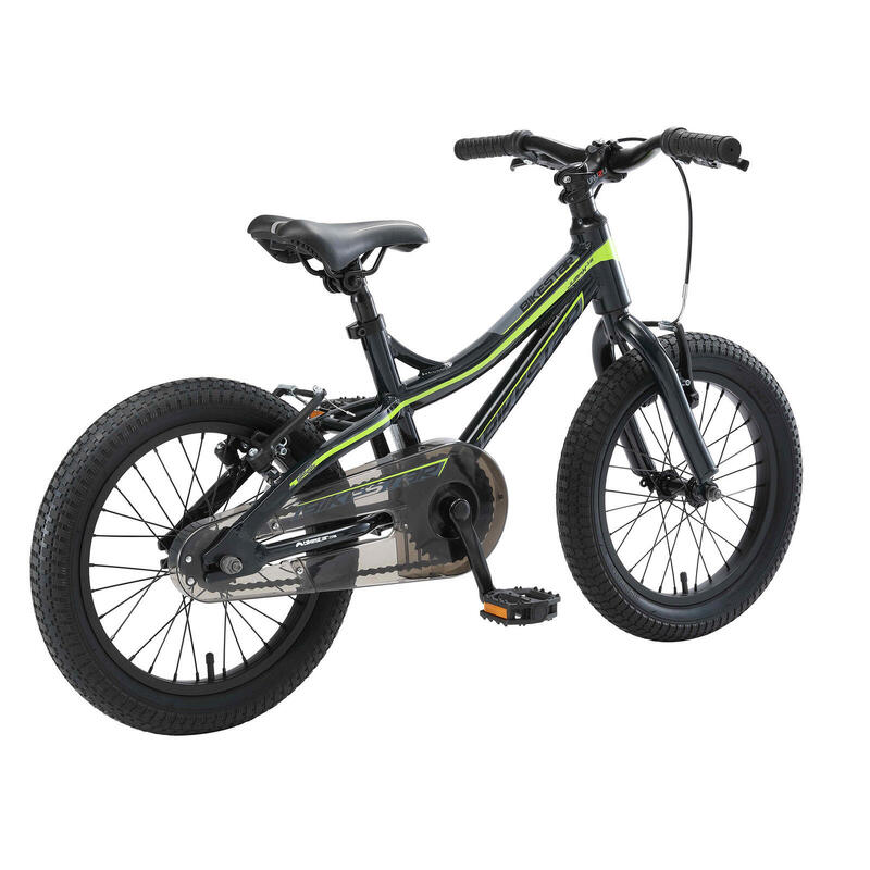 Bikestar kinderfiets Mountainbike alu 16 inch zwart/groen