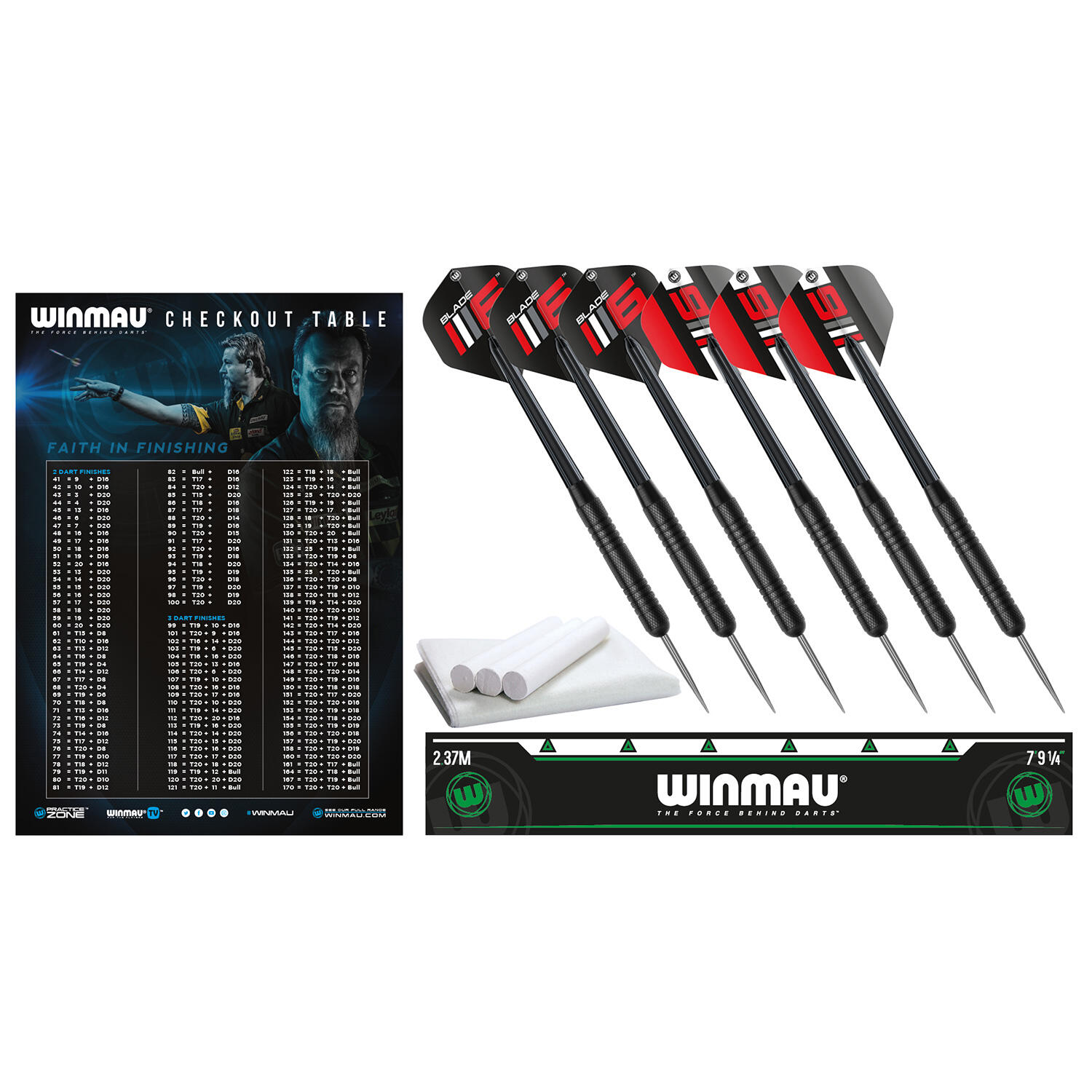 Winmau Conjunto de dardos 5/6