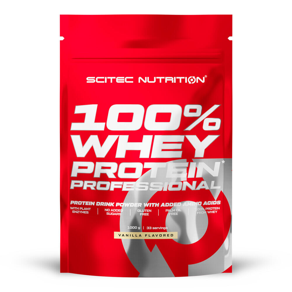 SCITEC NUTRITION 100% Whey Protein Professional - 1 kg witte chocolade Scitec Nutrition