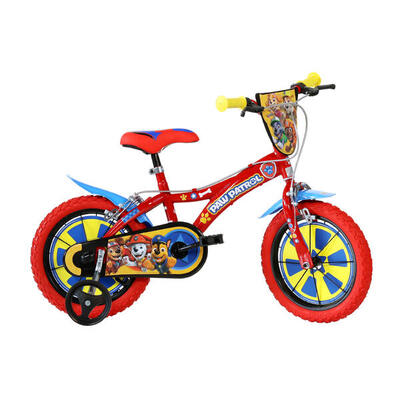 Kinderfiets 14 inch 4-6 jaar paw patrol