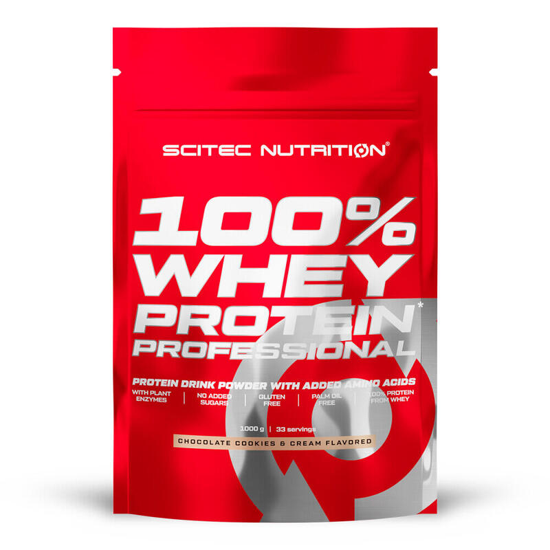 100% Whey Protein Professional - Chocolat Biscuits et Crème 1000g