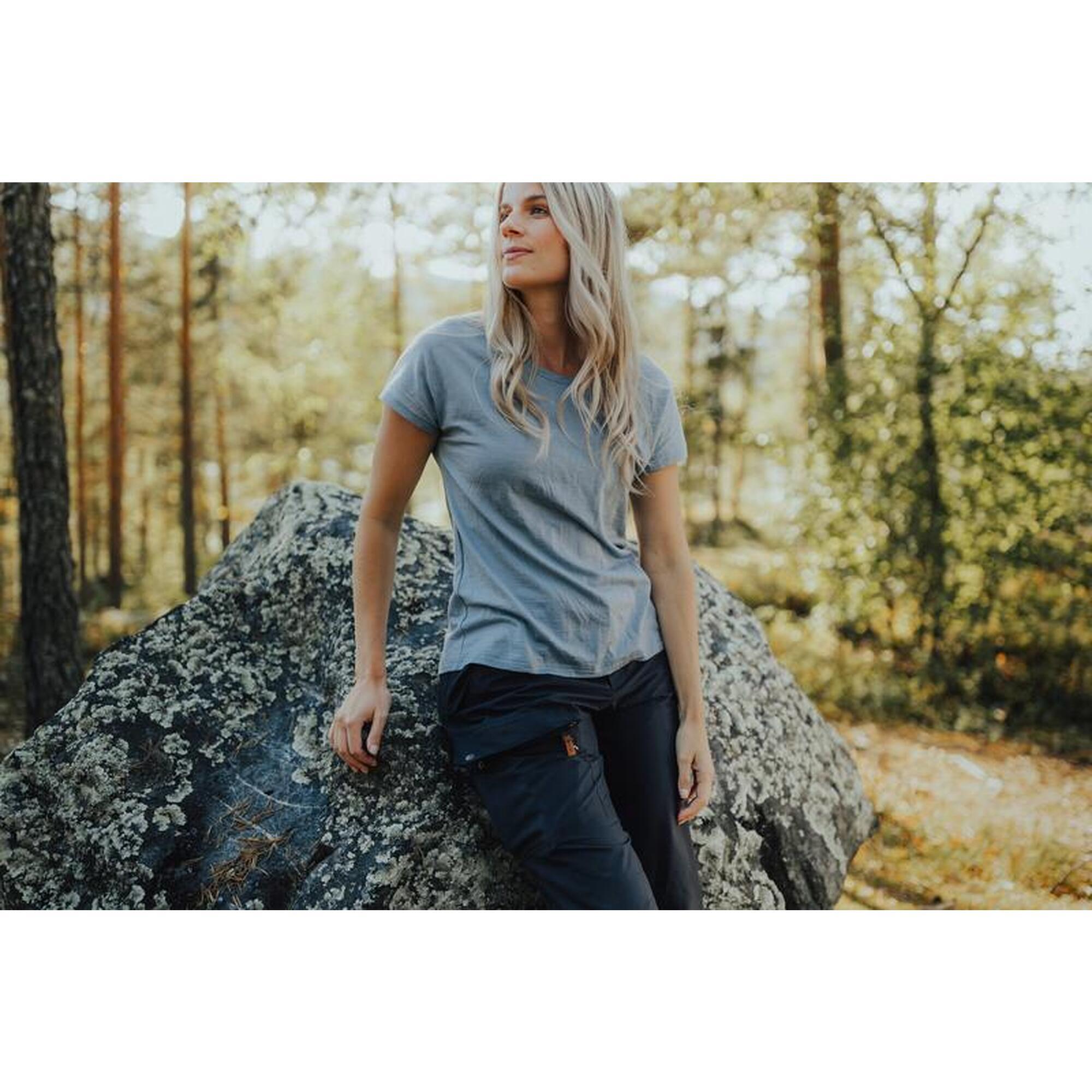 Bergans of Norway Tee-Shirt en Laine Urbaine - Chemise en Laine Mérinos Femme -