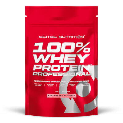 100% whey protein professional - 5 kg chocolade met koekjes scitec nutrition
