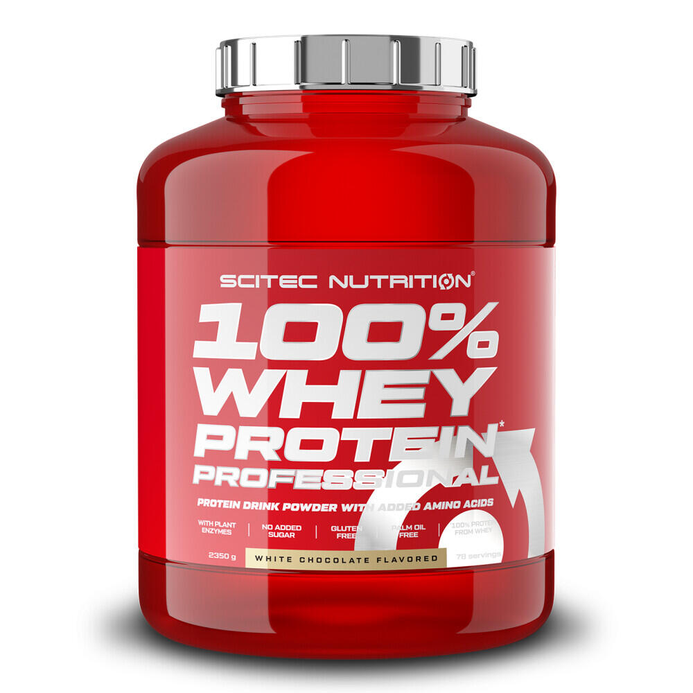 100% Whey Protein Professional - 2350g Chocolate Branco da Scitec Nutrition