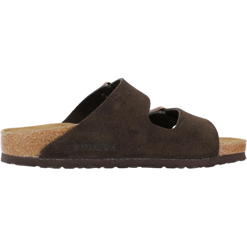 Birkenstock Arizona Suede Leather Men's Sandals Castanho 4/5