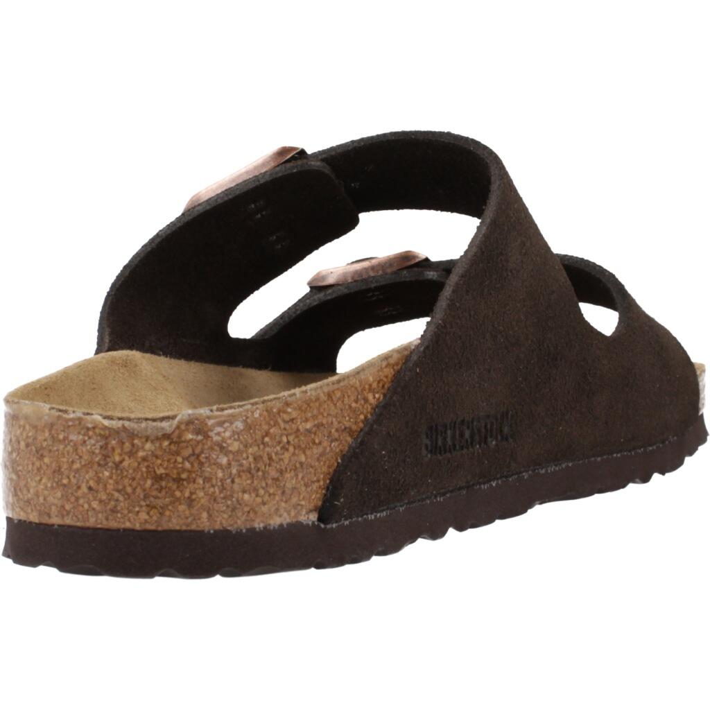 Birkenstock Arizona Suede Leather Men's Sandals Castanho 3/5