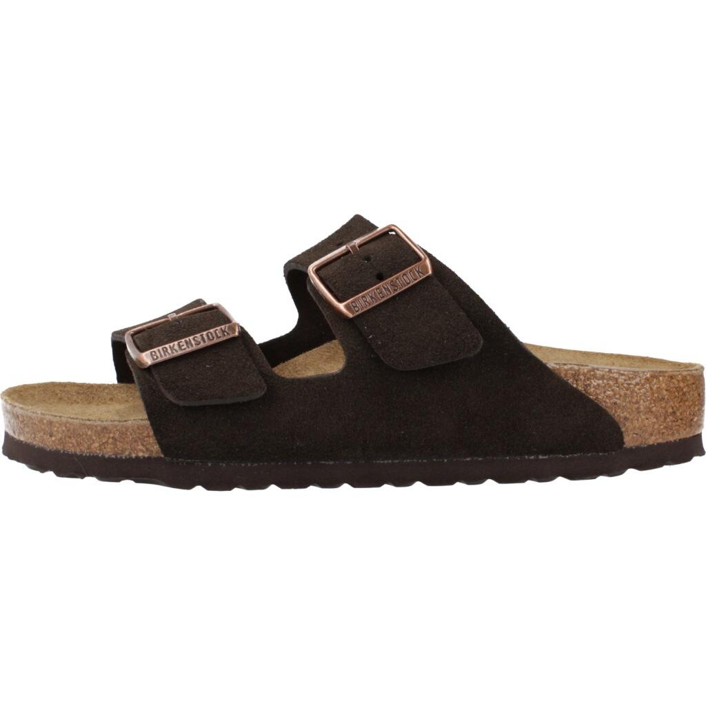 Birkenstock Arizona Suede Leather Men's Sandals Castanho 2/5