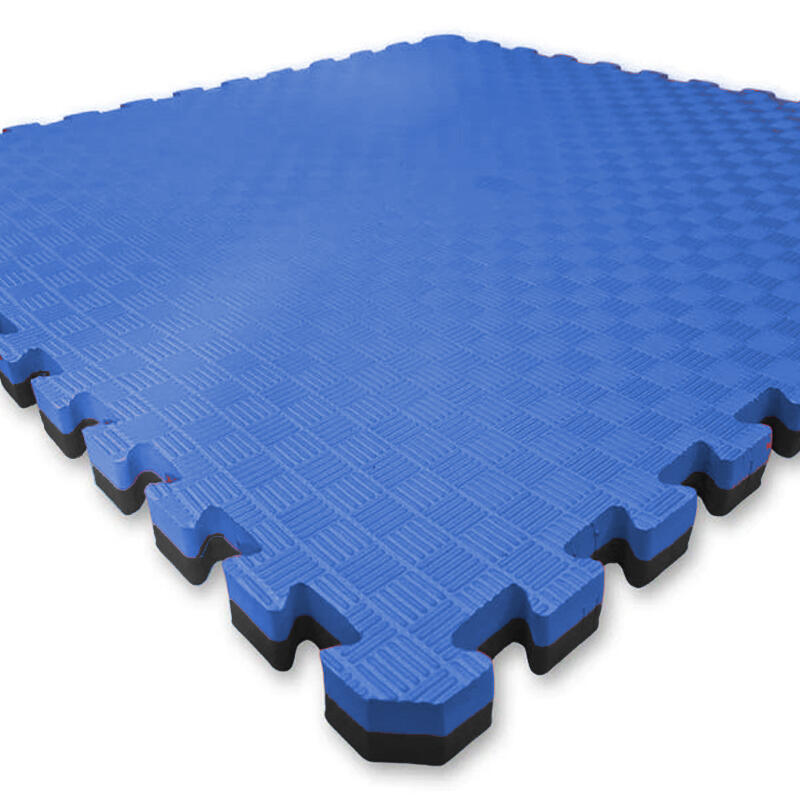 Tatami Puzzle EVA 1x1m 2cm - Pack de 30 Preto - Azul 3/7