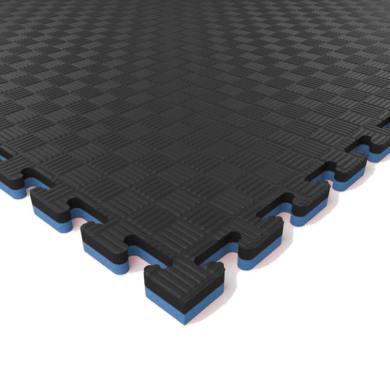 Tatami Puzzle EVA 1x1m 2cm - Pack de 30 Preto - Azul 4/7