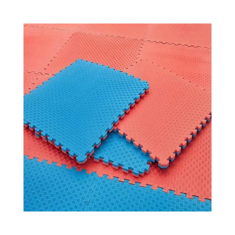 Tatami Puzzle EVA Pack 16 e/ 1 x 1 x 25mm (Vermelho-Azul)