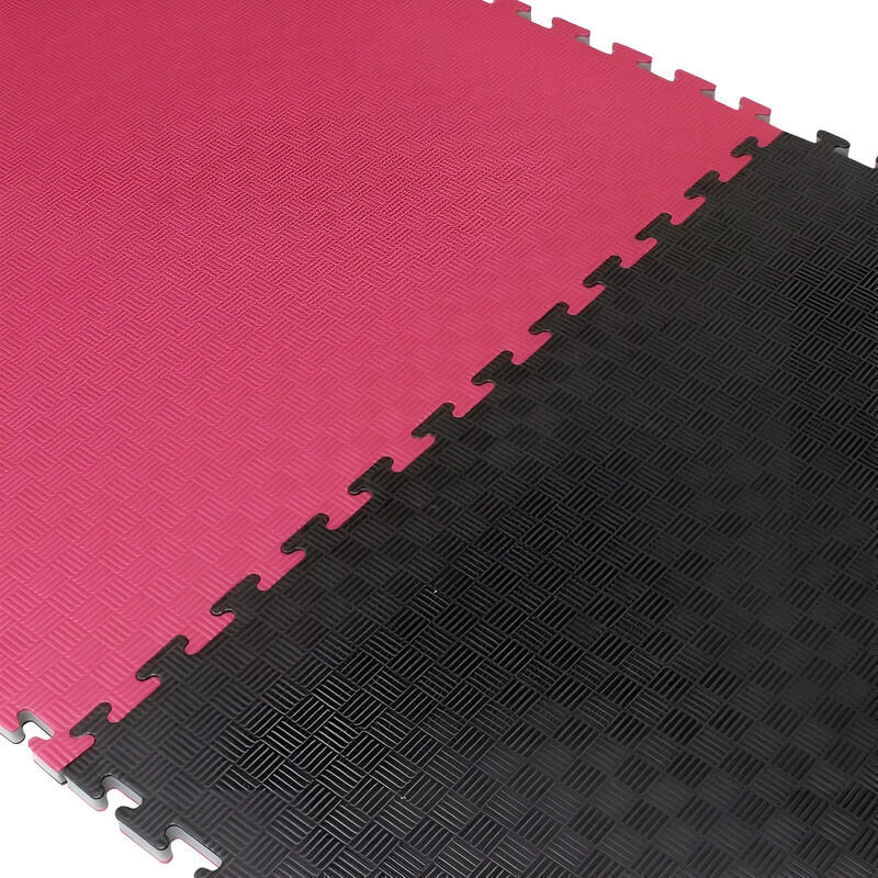 Tatami Puzzle EVA Pack 10 / 1 x 1 x 20mm (Vermelho-Preto)