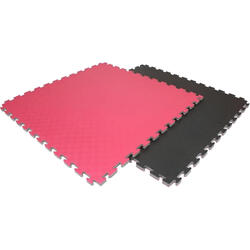 Tatami Puzzle EVA Pack 8 / 1 x 1 x 25mm (Rojo-Negro)