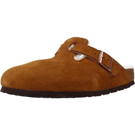 Sandalias Hombre Birkenstock Boston Vl Laf Marron