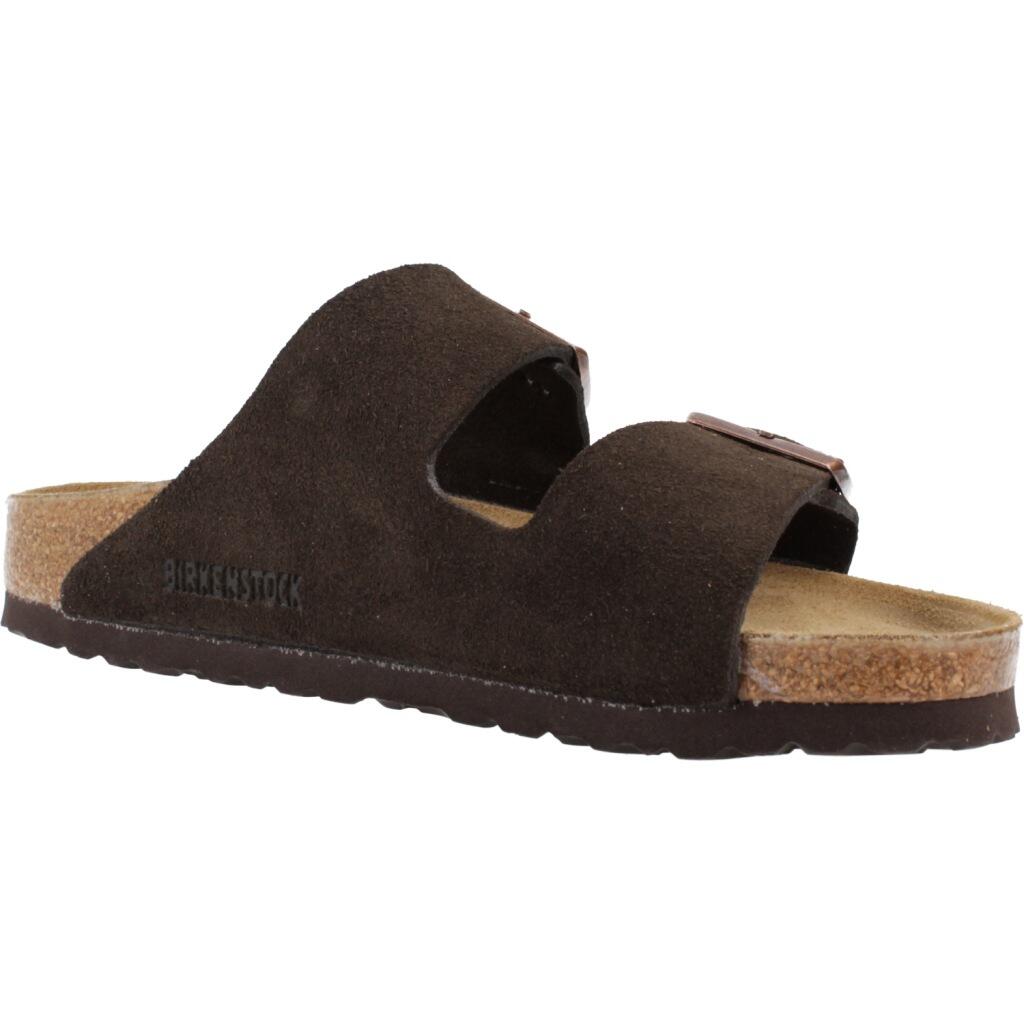 Birkenstock Arizona Suede Leather Men's Sandals Castanho 5/5