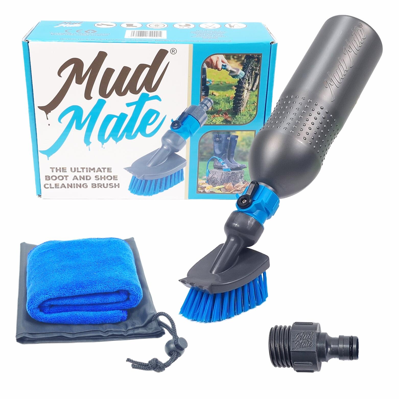 MUD MATE  Mud Mate Multi-Use Boot Cleaner Brush & Scraper - for Muddy Boots & Shoes - with