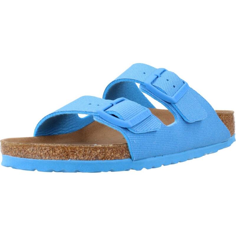 Sandalias Mujer Birkenstock Arizona Tex Canvas Azul