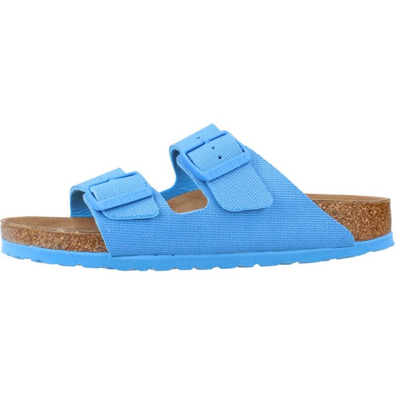 Sandalias Mujer Birkenstock Arizona Tex Canvas Azul