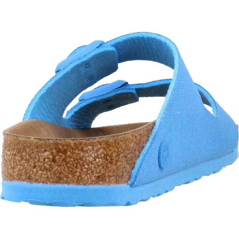 Sandalias Mujer Birkenstock Arizona Tex Canvas Azul