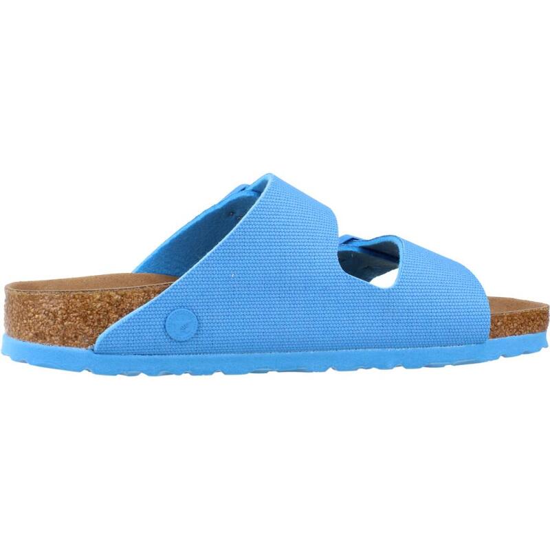 Sandalias Mujer Birkenstock Arizona Tex Canvas Azul