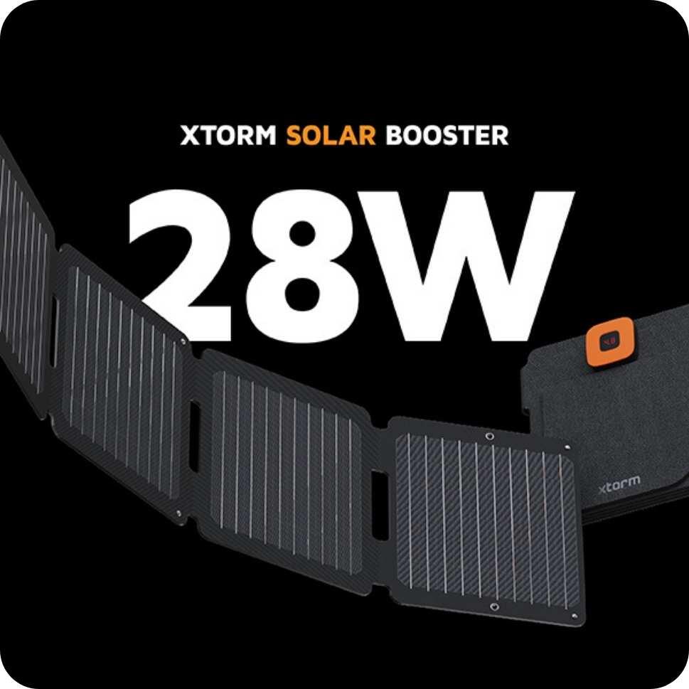 Xtorm Draagbaar Zonnepaneel Opvouwbaar - 28W Solar Panel - Schwarz 4/6