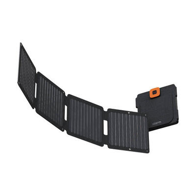 Xtorm draagbaar zonnepaneel opvouwbaar - 28w solar panel - solarbooster - zwart