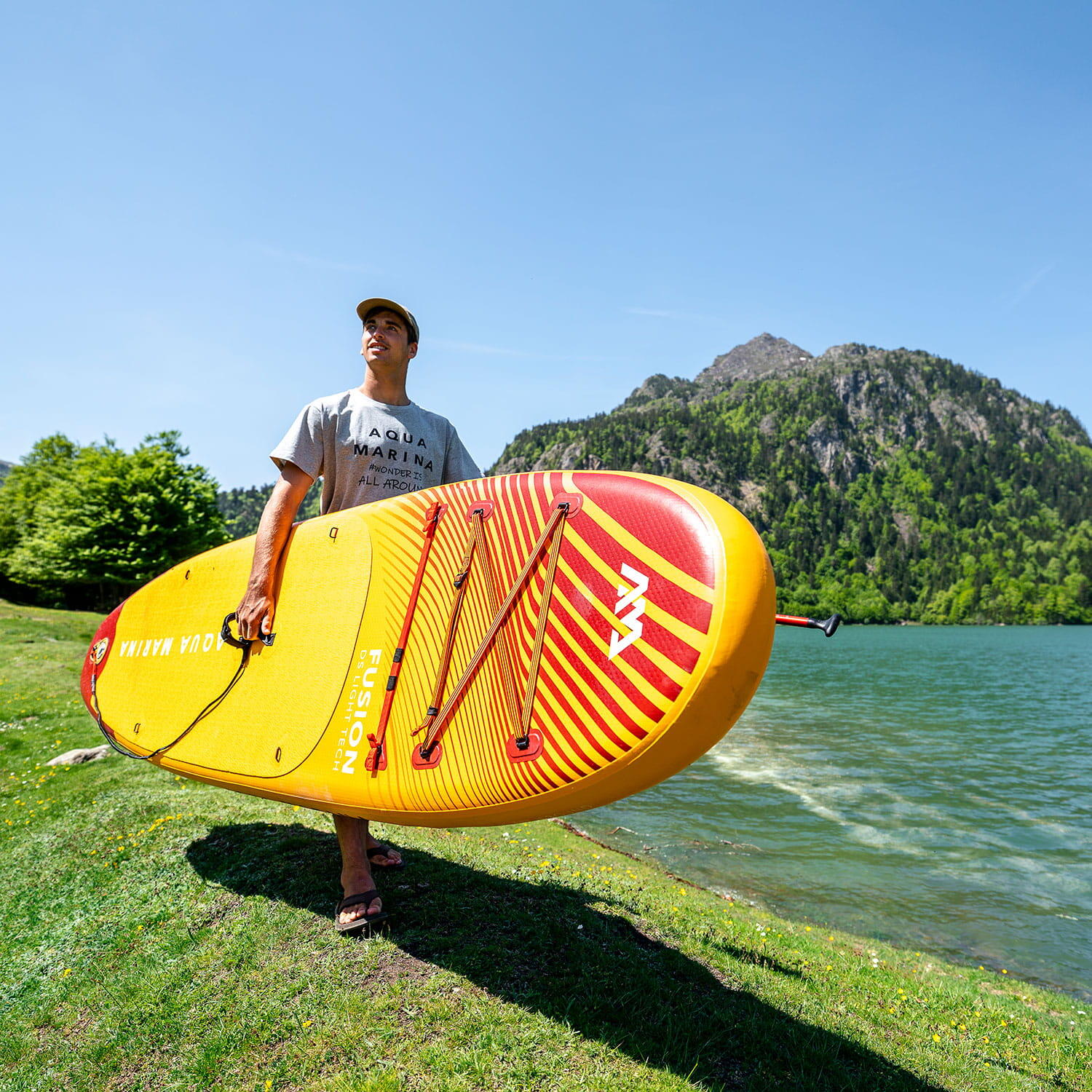 Deska SUP Aqua Marina Fusion 10'10" BT-23FUP z wiosłem 2w1 Dual-Tech 2024 5/5