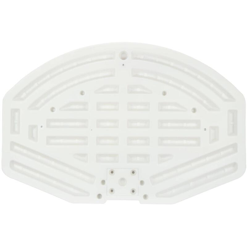 Panou baschet Avento Buzzershot cu inel metalic 42 cm, alb/roșu/negru