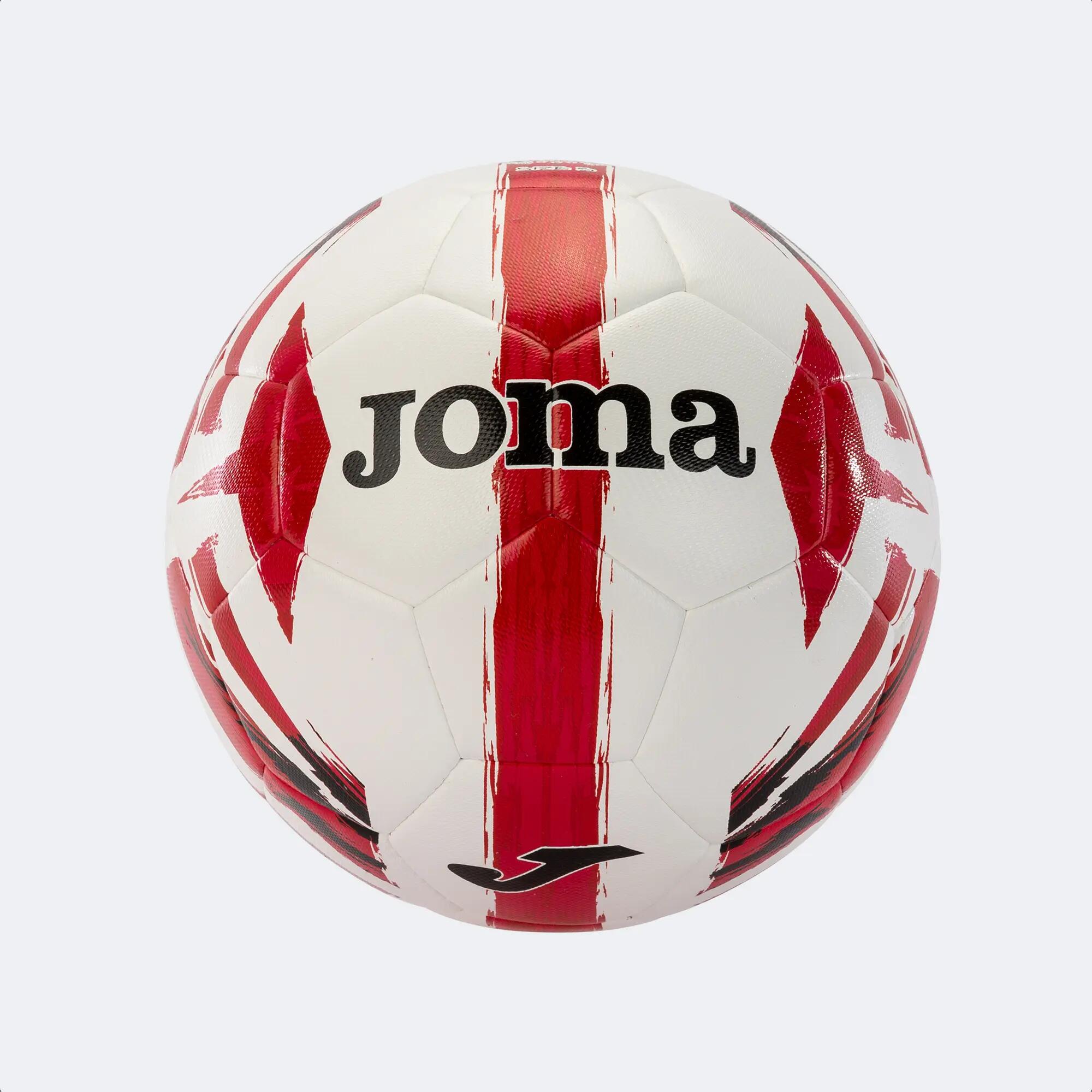 Minge fotbal Joma Light, alb/rosu, 5 1/2