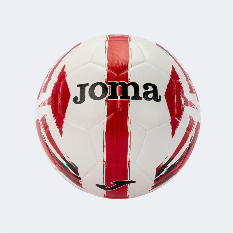 Minge fotbal Joma Light, alb/rosu, 5