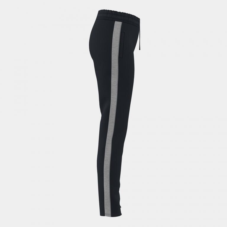 Pantaloni trening Joma STRIPE Negru/Gri 2XS