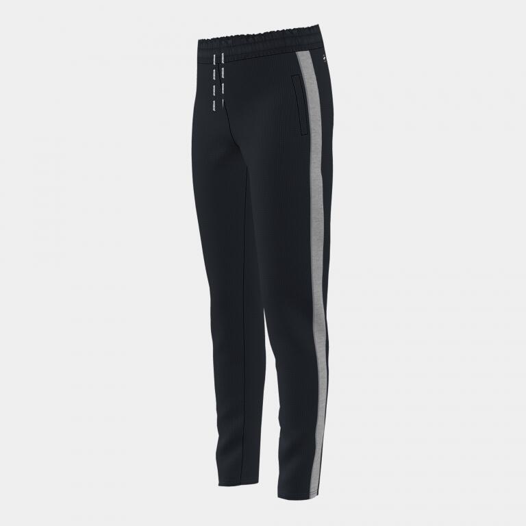 Pantaloni trening Joma STRIPE Negru/Gri 2XS