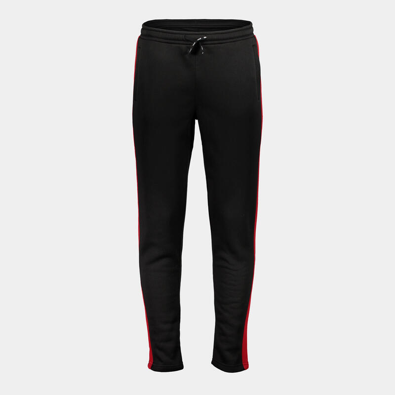 Pantaloni trening, Joma STRIPE, Negru/Rosu, 3XS