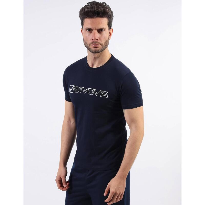 Tricou Givova Mondo, bumbac, Bleumarin, M