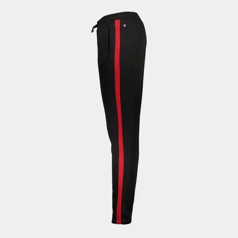 Pantaloni trening, Joma STRIPE, Negru/Rosu, XS 3/4