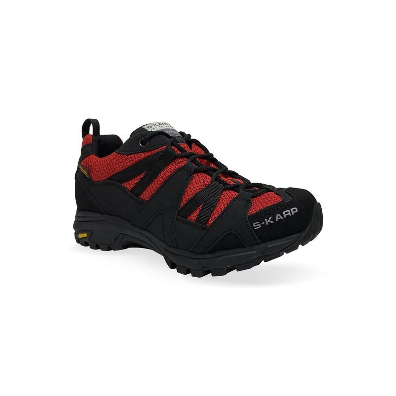 Pantofi trekking S-KARP Trail Runner SX, fiery red, nubuk, talpa Vibram Exmoor