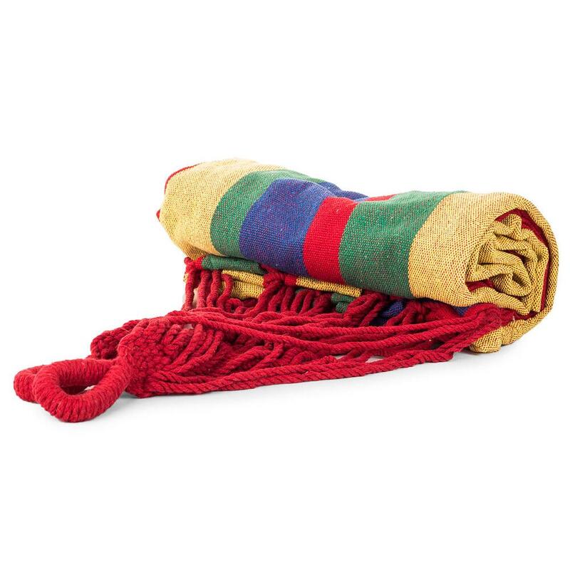 Hamac dublu, Verk Group, bumbac, multicolor, max 200 kg, 200x150 cm