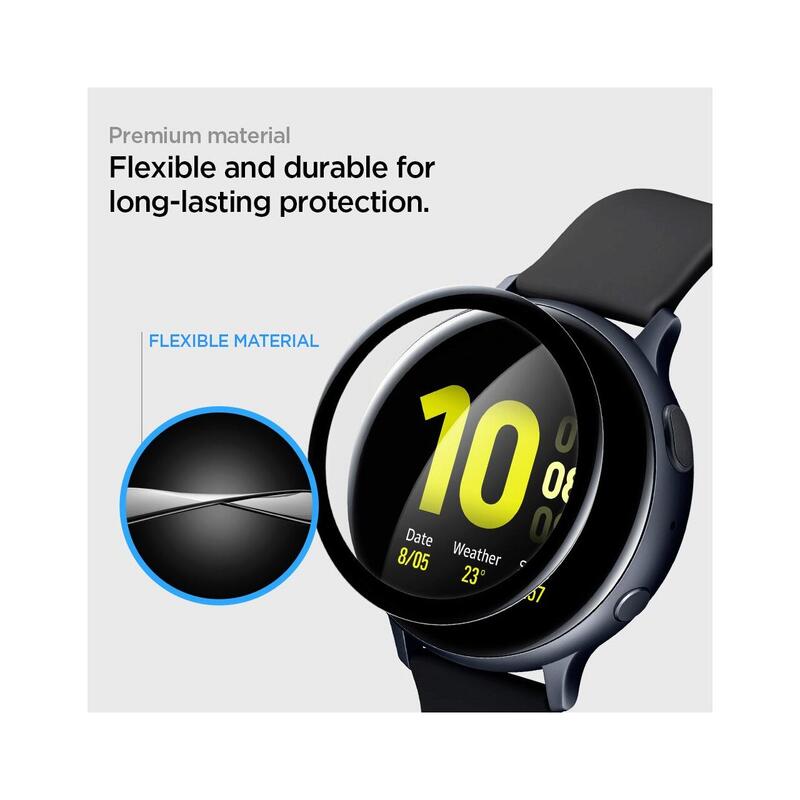 Folie Samsung Galaxy Watch Active 2 44mm Spigen Pro Flex EZ Fit