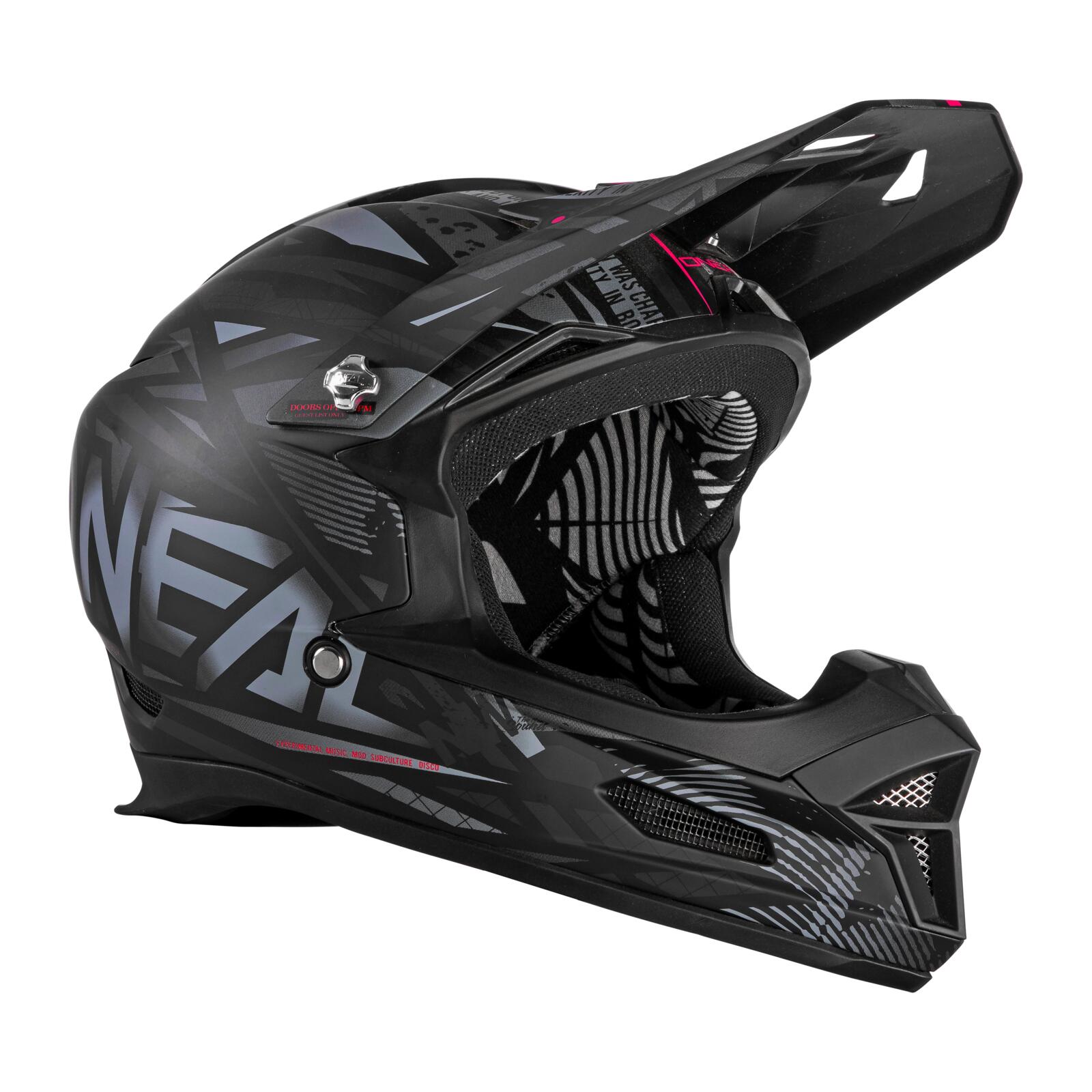 MTB Full Face FURY Unisex Black 3/4
