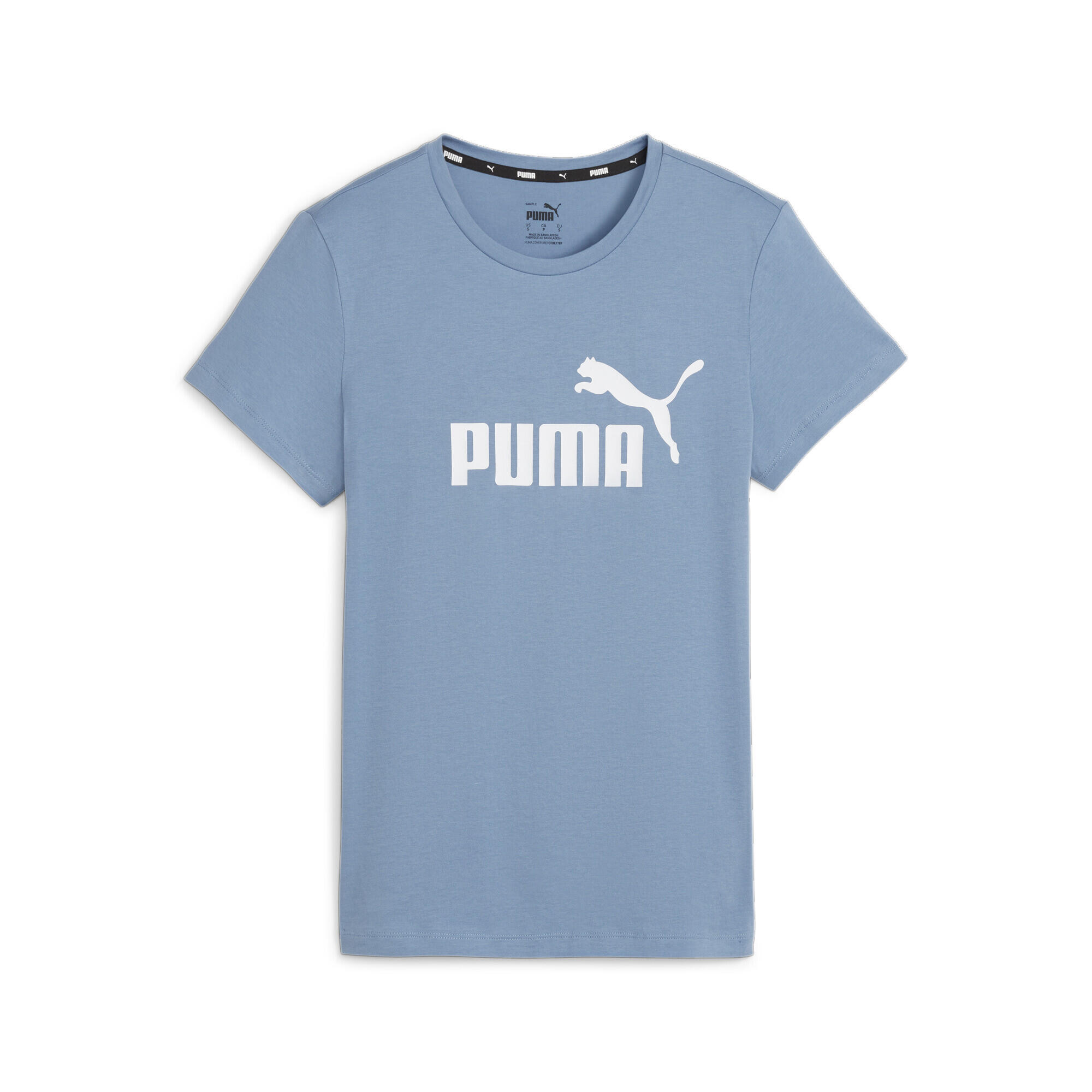 PUMA T-shirt con logo Essentials da donna PUMA Zen Blue