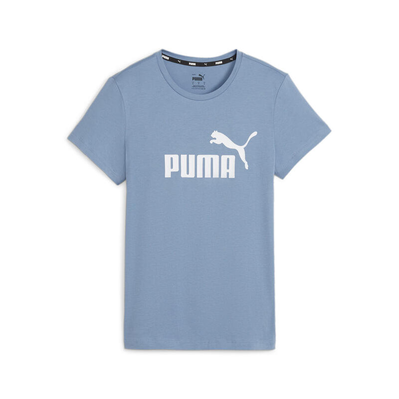 T-shirt con logo Essentials da donna PUMA Zen Blue