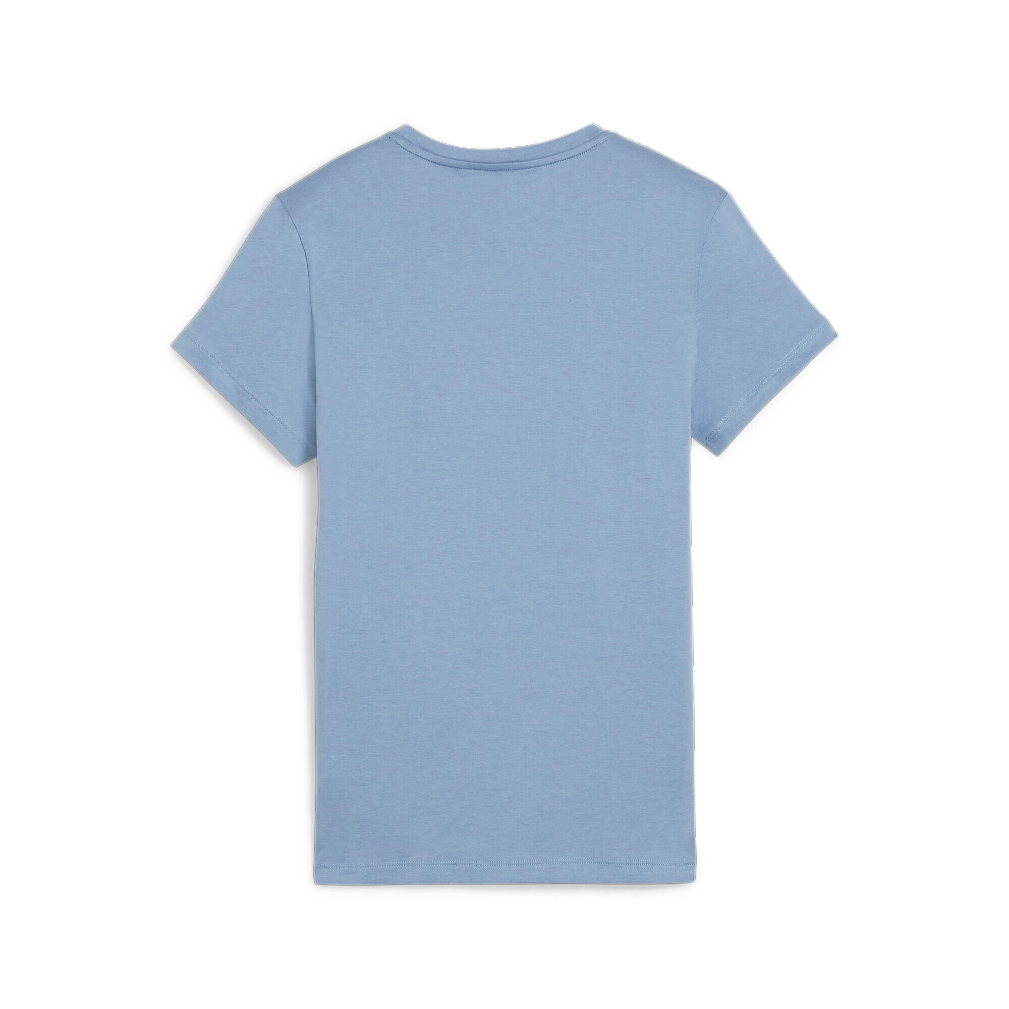 Camiseta Essentials Logo Mujer PUMA Zen Blue 6/6